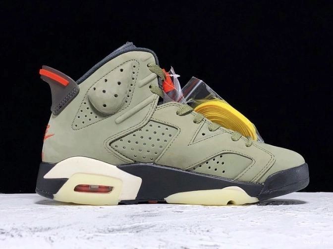 Reps TB CN1084-200 Medium Air Travis x Jordan Olive Scott 6 0713